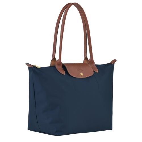 long champ Le Pliage Original L Tote Recycled canvas Naisten Olkalaukku Laivastonsininen | FIHA8804