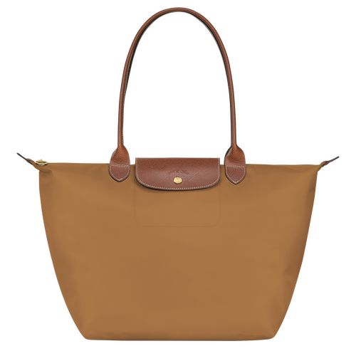 long champ Le Pliage Original L Tote Recycled canvas Naisten Olkalaukku Fawn | FIDF8801