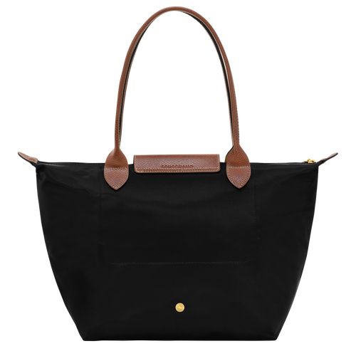 long champ Le Pliage Original M Tote Recycled canvas Naisten Olkalaukku Mustat | FIPJ8798