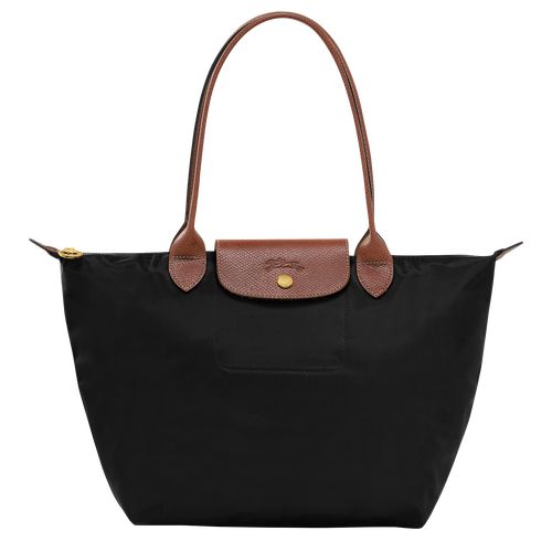 long champ Le Pliage Original M Tote Recycled canvas Naisten Olkalaukku Mustat | FIPJ8798