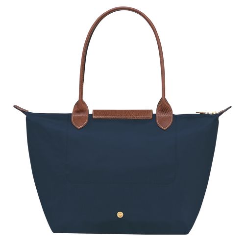 long champ Le Pliage Original M Tote Recycled canvas Naisten Olkalaukku Laivastonsininen | FIOK8797