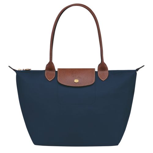 long champ Le Pliage Original M Tote Recycled canvas Naisten Olkalaukku Laivastonsininen | FIOK8797