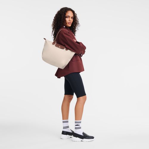 long champ Le Pliage Original M Tote Recycled canvas Naisten Olkalaukku Paper | FIIL8796