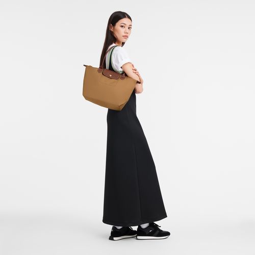 long champ Le Pliage Original M Tote Recycled canvas Naisten Olkalaukku Fawn | FIYX8794