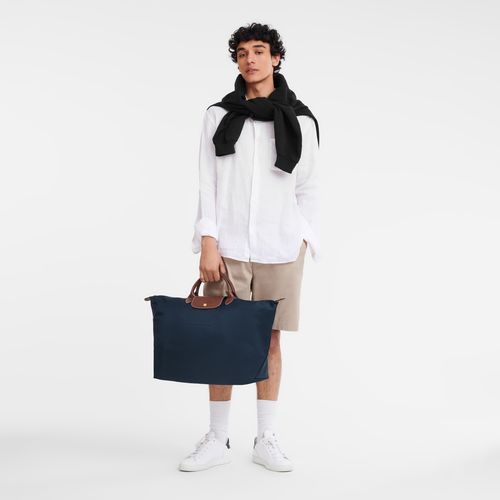 long champ Le Pliage Original S Recycled canvas Miesten Matkakassit Laivastonsininen | FIAH7218