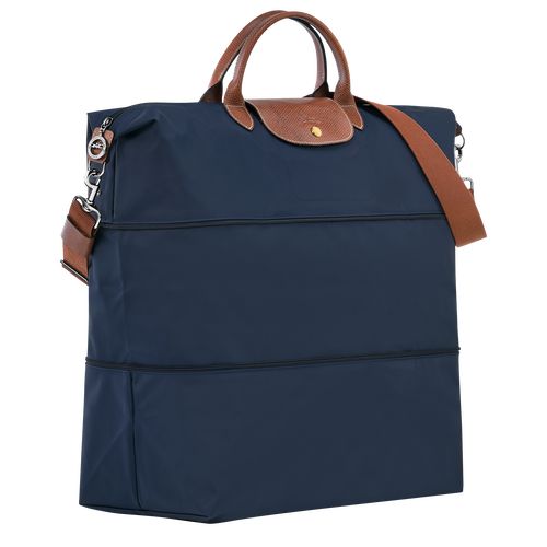 long champ Le Pliage Original expandable Recycled canvas Miesten Matkakassit Laivastonsininen | FINW7204