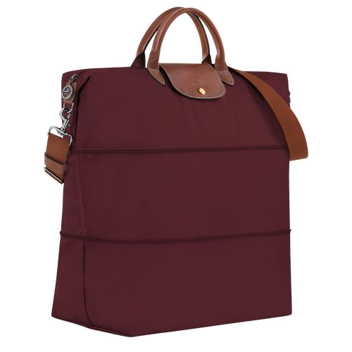 long champ Le Pliage Original expandable Recycled canvas Miesten Matkakassit Viininpunainen | FINW7201