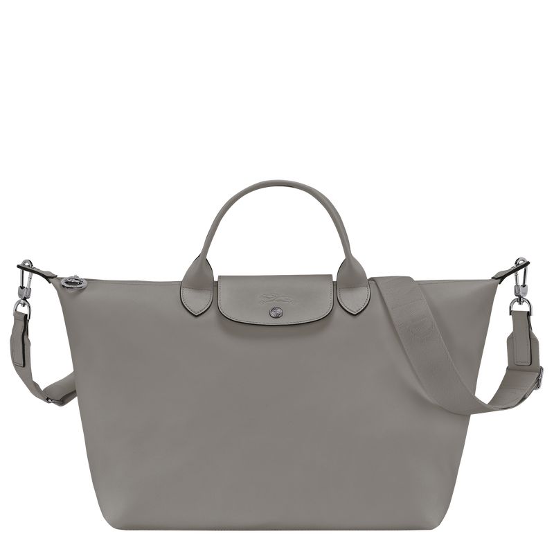 long champ Le Pliage Xtra L Leather Miesten Käsilaukku Turtledove | FIIL7481