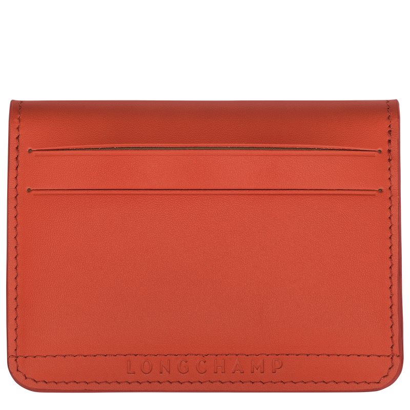 long champ Le Pliage Xtra Leather Miesten Korttikotelo Paprika | FIWN7386