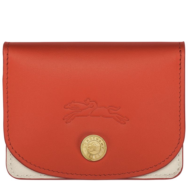 long champ Le Pliage Xtra Leather Miesten Korttikotelo Paprika | FIWN7386