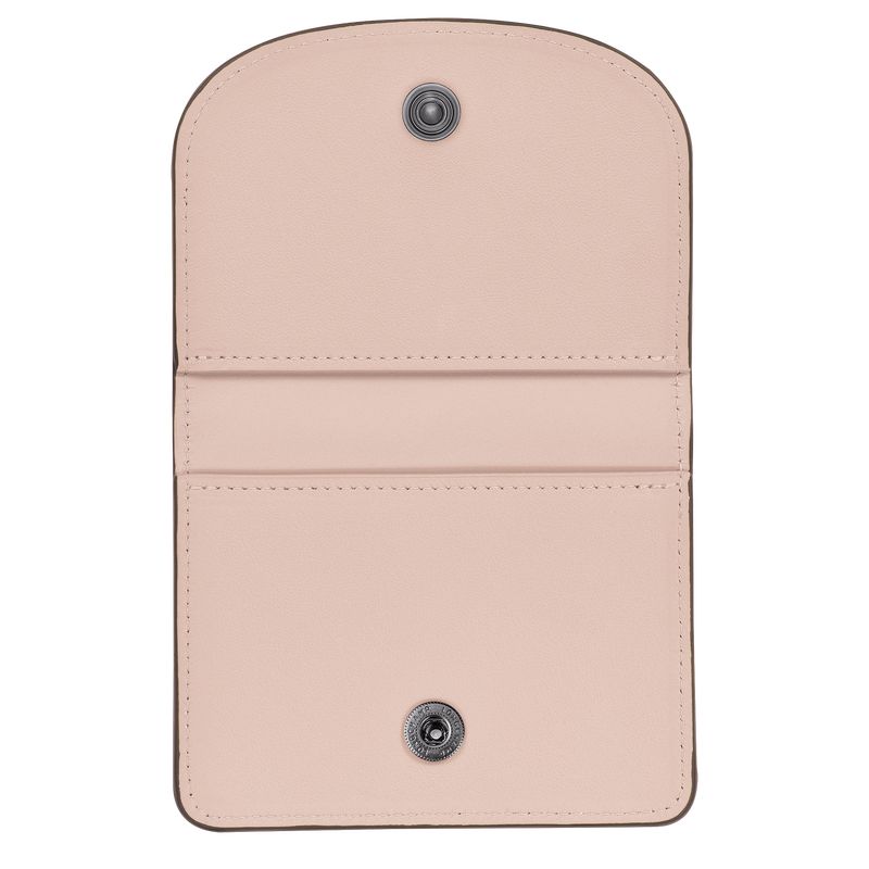 long champ Le Pliage Xtra Leather Miesten Korttikotelo Nude | FISG7373