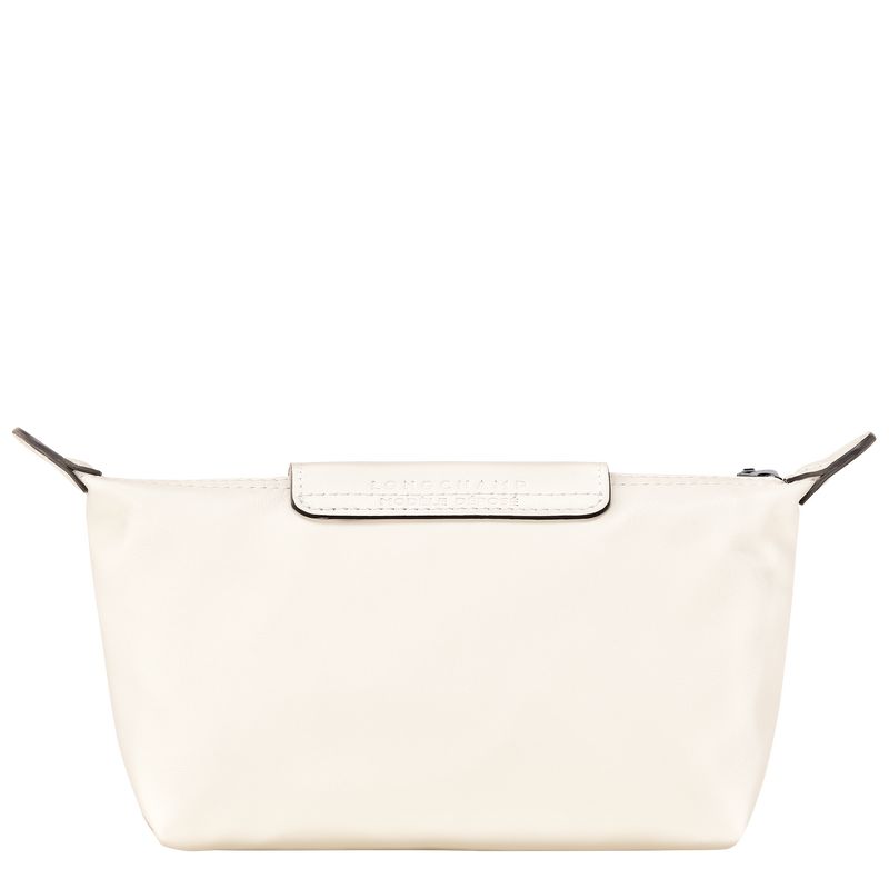 long champ Le Pliage Xtra Leather Naisten Pouches Ecru | FIOK8468