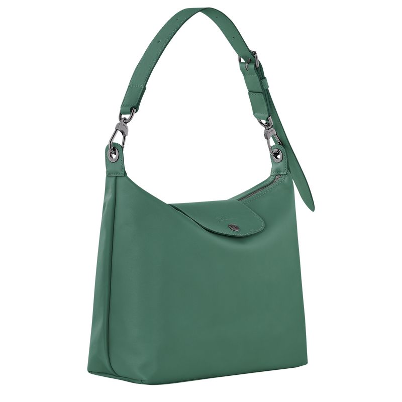 long champ Le Pliage Xtra M Hobo Leather Naisten Olkalaukku Sage | FIYX8887