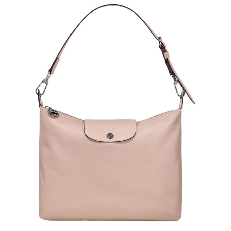 long champ Le Pliage Xtra M Hobo Leather Naisten Olkalaukku Nude | FIUZ8886