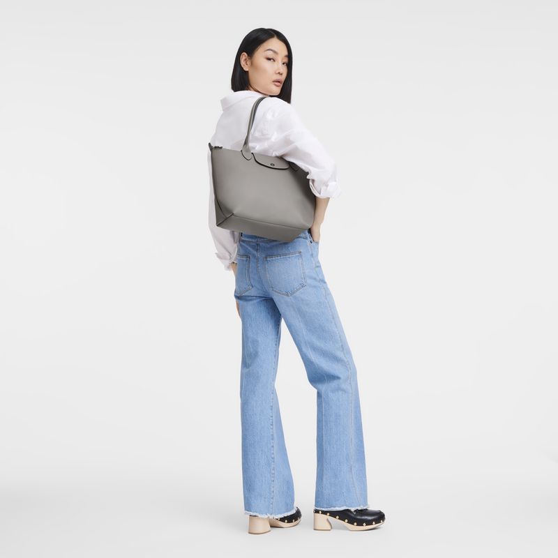 long champ Le Pliage Xtra M Tote Leather Naisten Olkalaukku Turtledove | FIYX8846