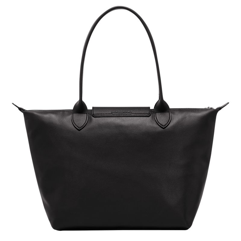 long champ Le Pliage Xtra M Tote Leather Naisten Olkalaukku Mustat | FIWN8839