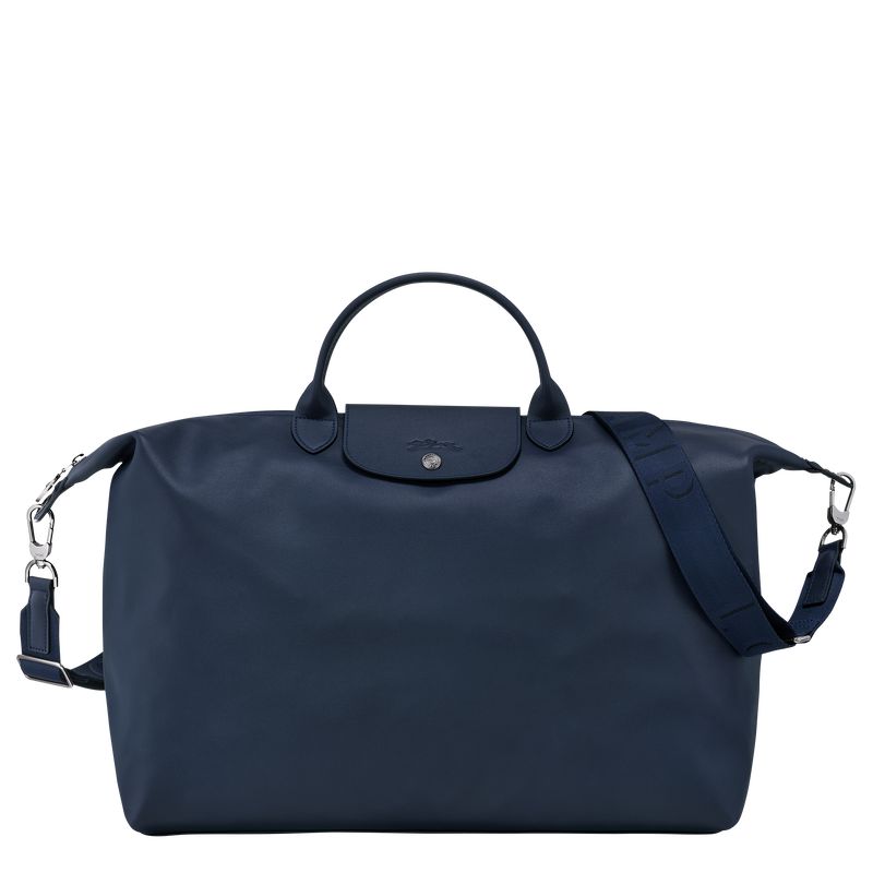 long champ Le Pliage Xtra S Leather Miesten Matkakassit Laivastonsininen | FIXY7249