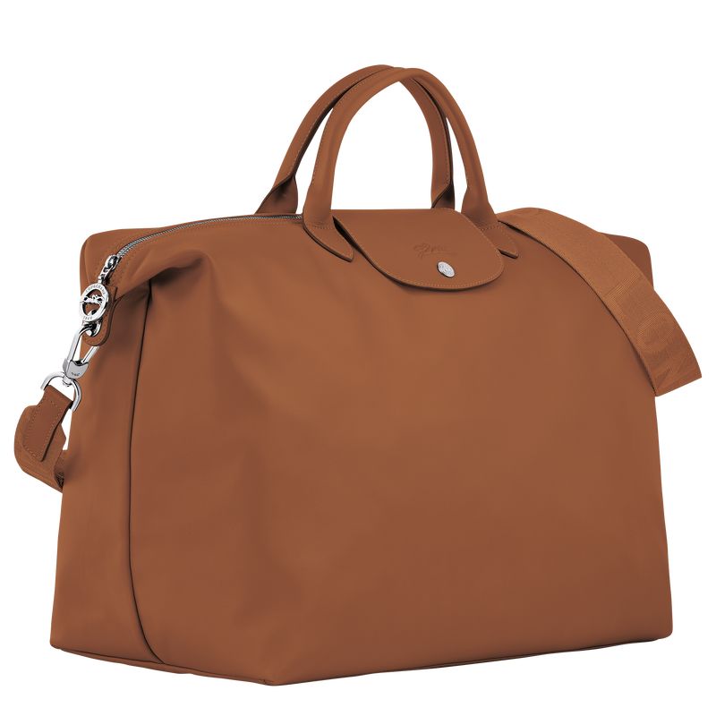 long champ Le Pliage Xtra S Leather Miesten Matkakassit Cognac | FIWN7227