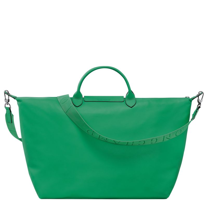 long champ Le Pliage Xtra S Leather Miesten Matkakassit Vihreä | FIEB7226