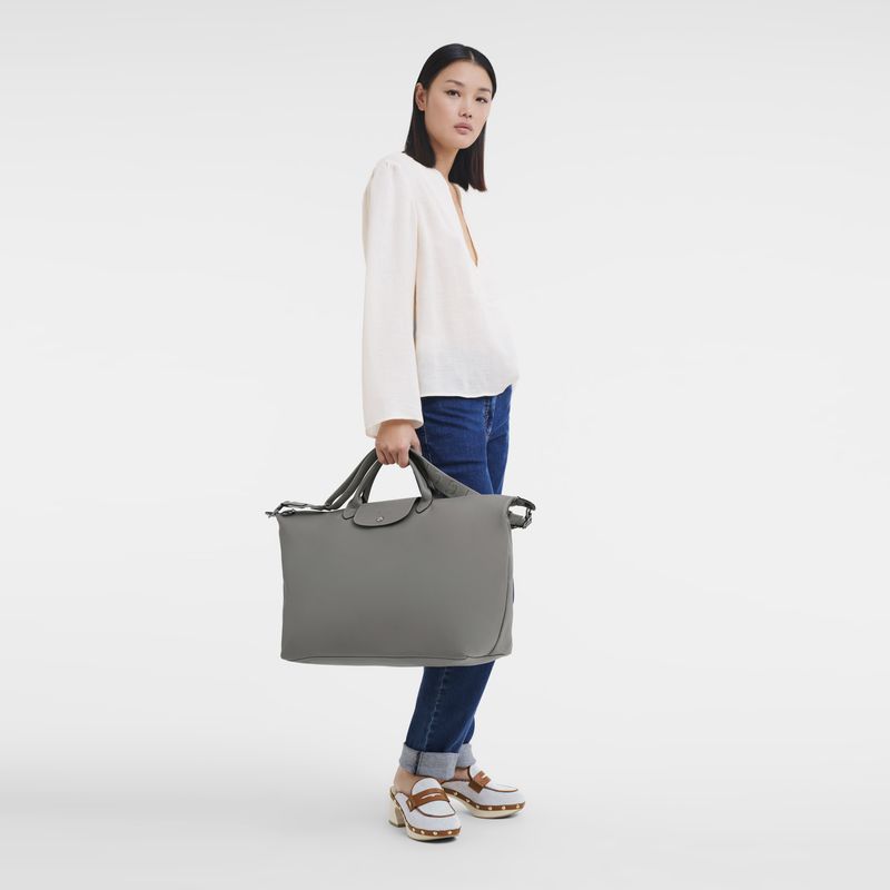 long champ Le Pliage Xtra S Leather Miesten Matkakassit Turtledove | FIYX7223