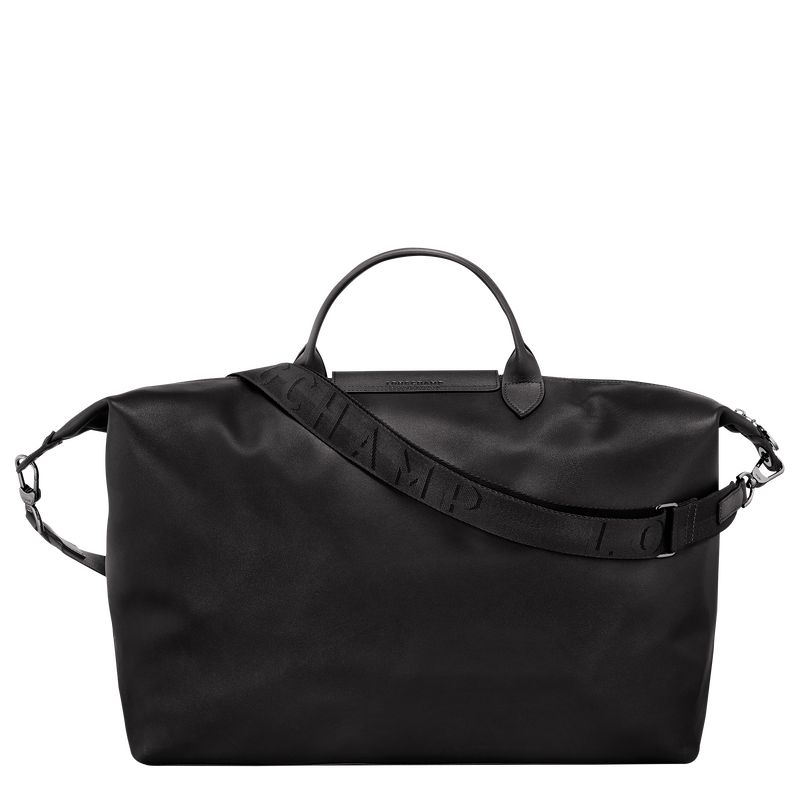 long champ Le Pliage Xtra S Leather Miesten Matkakassit Mustat | FIUZ7222