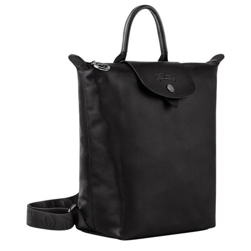 long champ Le Pliage Xtra S Leather Naisten Reput Mustat | FIUZ8743