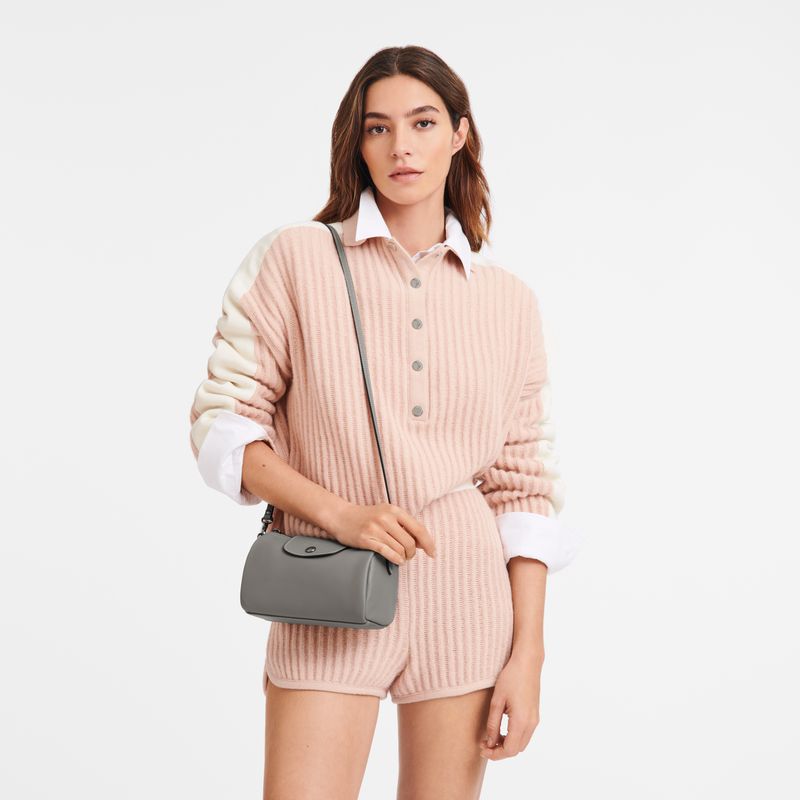 long champ Le Pliage Xtra XS Crossbody Leather Naisten Mini Laukut Turtledove | FIFD9295