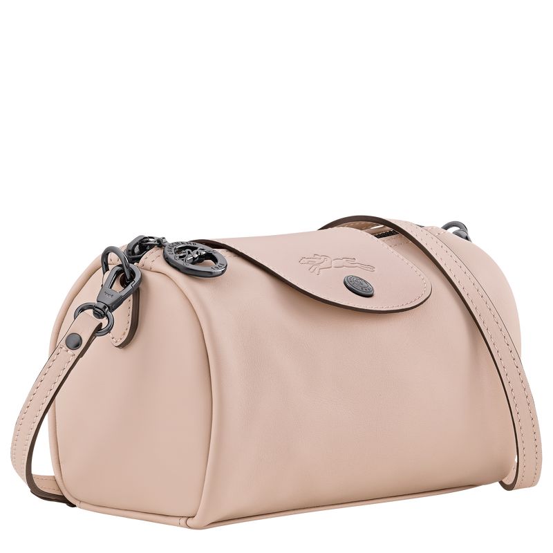 long champ Le Pliage Xtra XS Crossbody Leather Naisten Mini Laukut Nude | FIGS9294