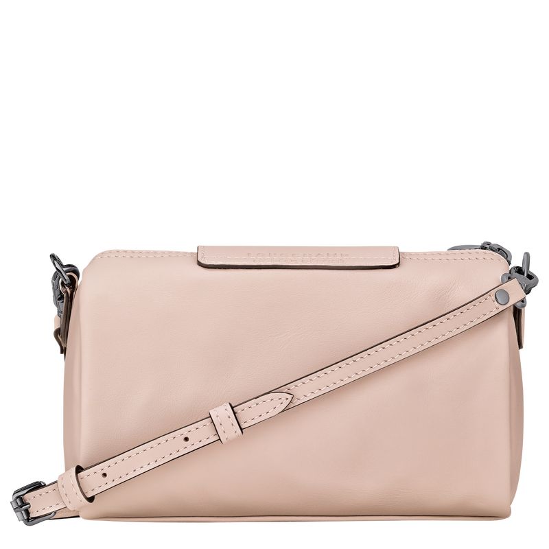 long champ Le Pliage Xtra XS Crossbody Leather Naisten Mini Laukut Nude | FIGS9294