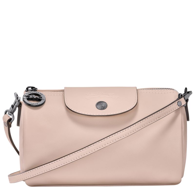 long champ Le Pliage Xtra XS Crossbody Leather Naisten Mini Laukut Nude | FIGS9294