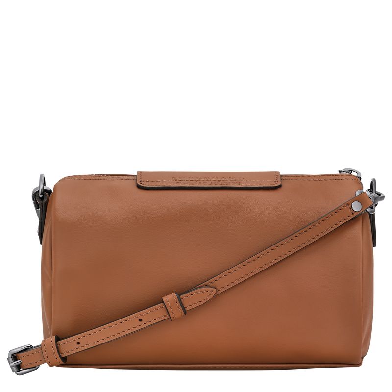 long champ Le Pliage Xtra XS Crossbody Leather Naisten Mini Laukut Cognac | FIHA9293