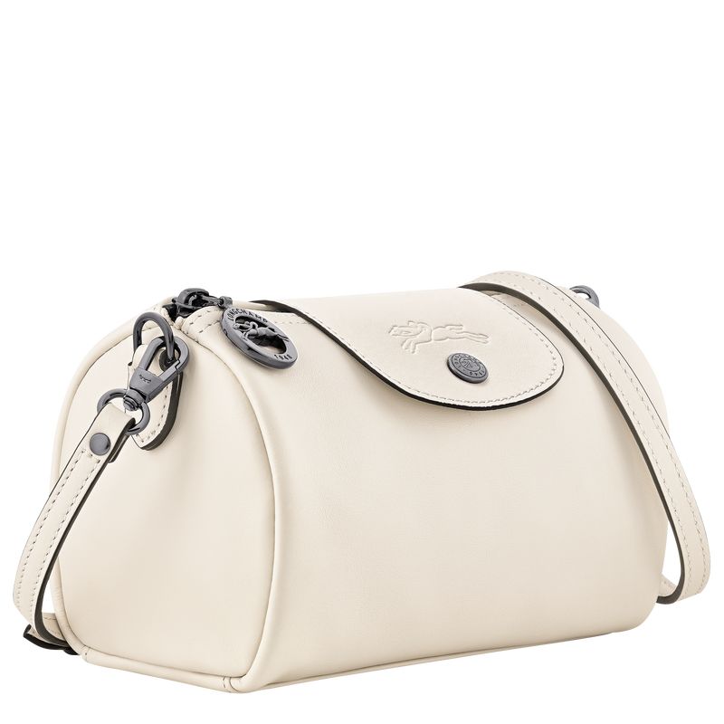 long champ Le Pliage Xtra XS Crossbody Leather Naisten Mini Laukut Ecru | FIKO9291