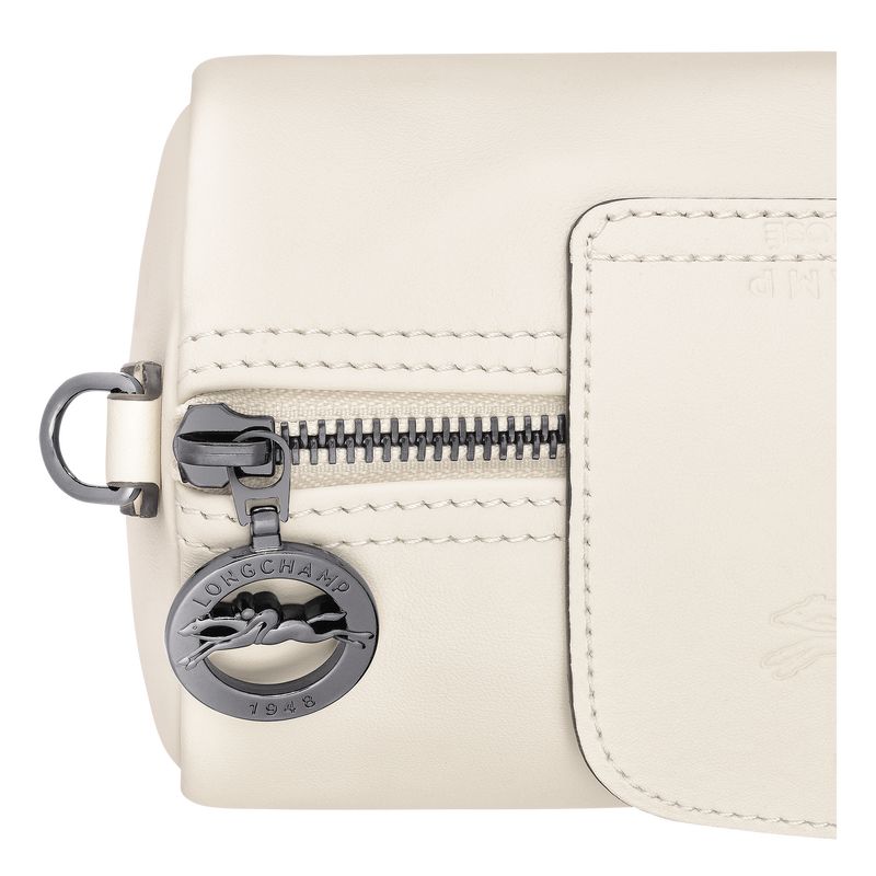 long champ Le Pliage Xtra XS Crossbody Leather Naisten Mini Laukut Ecru | FIKO9291