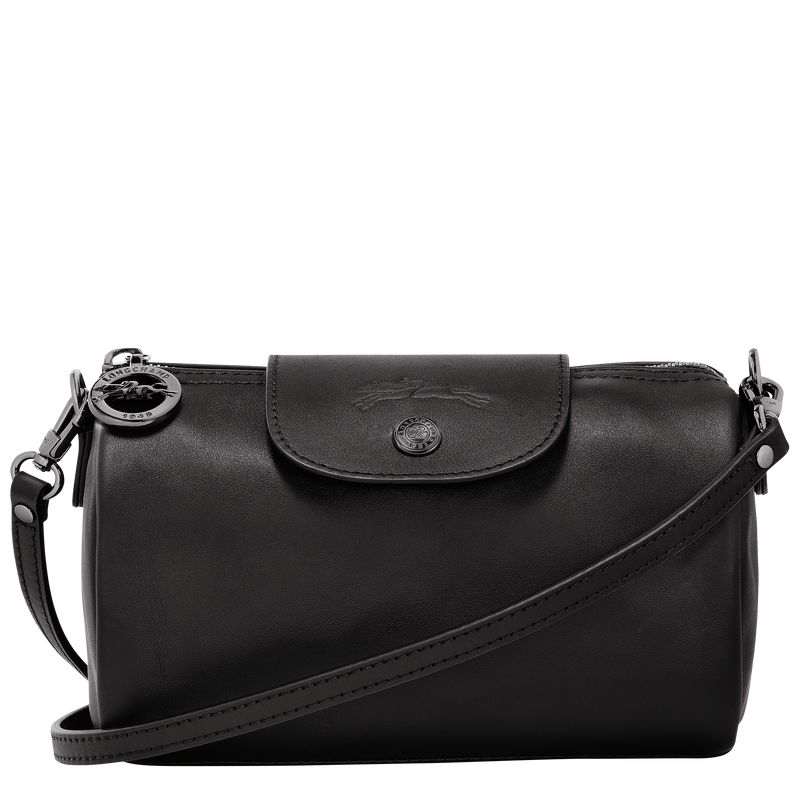 long champ Le Pliage Xtra XS Crossbody Leather Naisten Mini Laukut Mustat | FILI9290