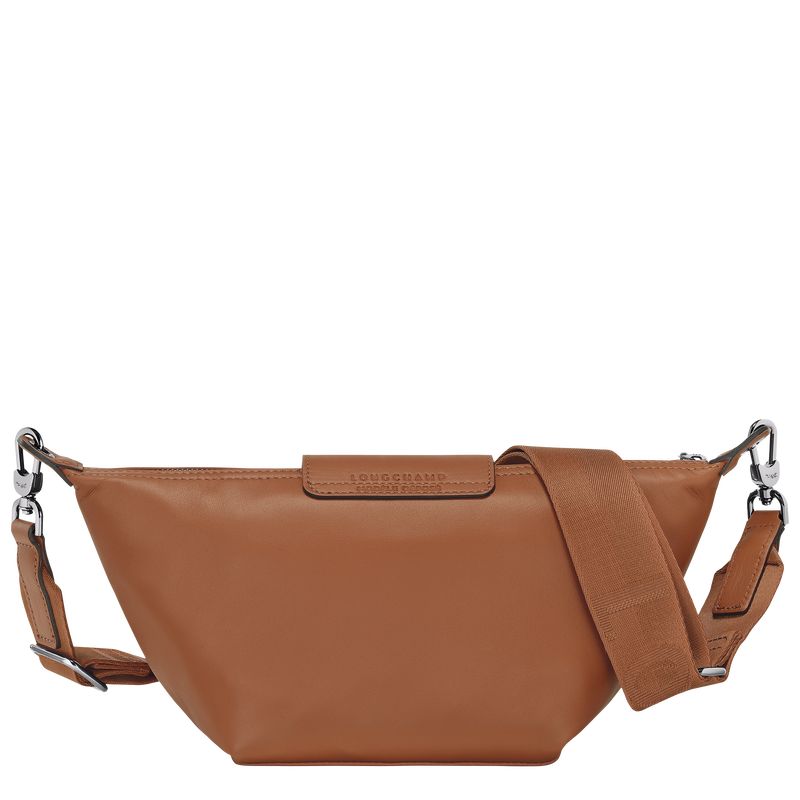 long champ Le Pliage Xtra XS Crossbody Leather Naisten Mini Laukut Cognac | FIVR9286