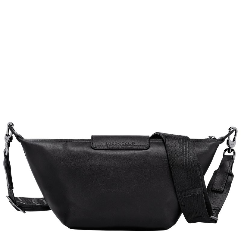 long champ Le Pliage Xtra XS Crossbody Leather Naisten Mini Laukut Mustat | FIBE9285