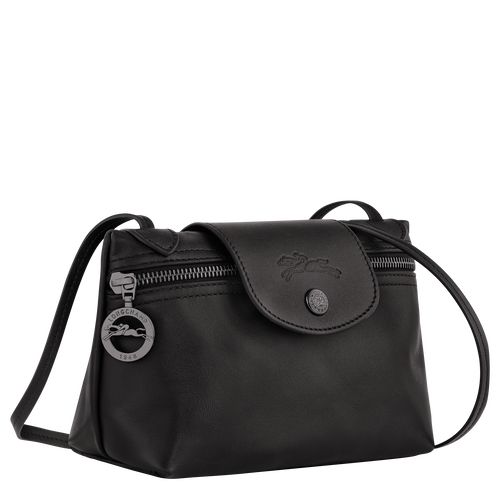 long champ Le Pliage Xtra XS Crossbody Leather Naisten Mini Laukut Mustat | FIYX9262