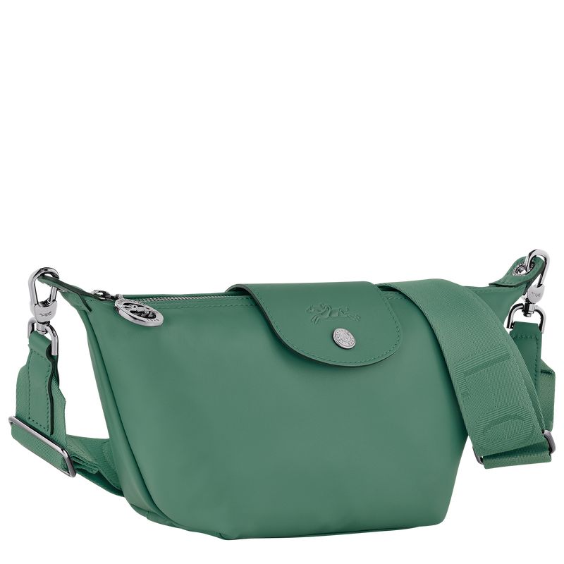 long champ Le Pliage Xtra XS Crossbody Leather Naisten Mini Laukut Sage | FIEB9363