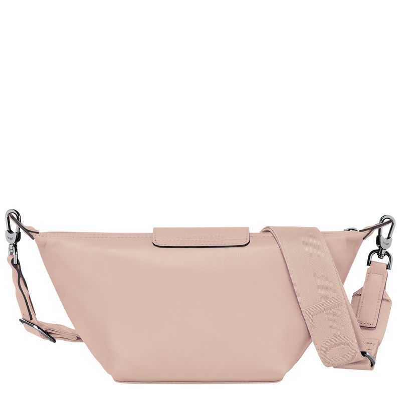 long champ Le Pliage Xtra XS Crossbody Leather Naisten Mini Laukut Nude | FIWN9362