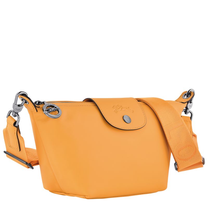 long champ Le Pliage Xtra XS Crossbody Leather Naisten Mini Laukut Aprikoosi | FIQM9360