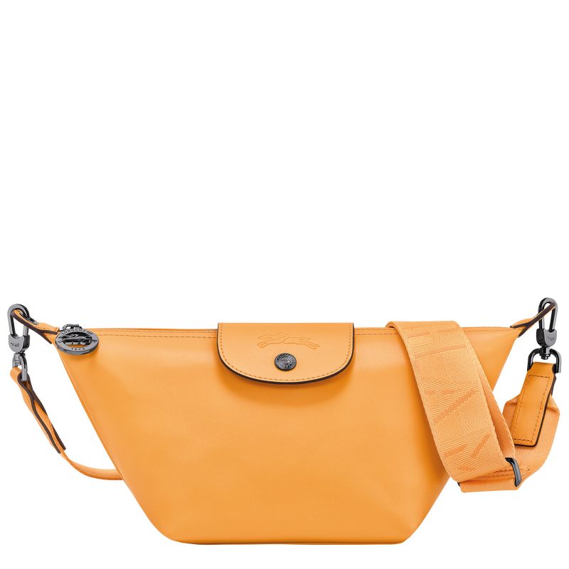 long champ Le Pliage Xtra XS Crossbody Leather Naisten Mini Laukut Aprikoosi | FIQM9360