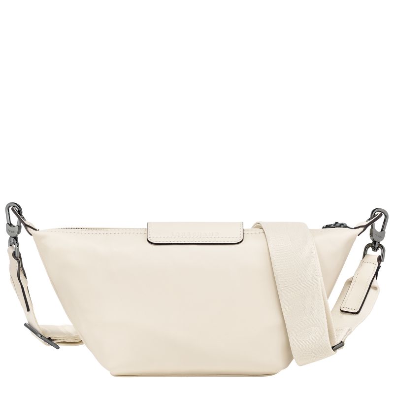 long champ Le Pliage Xtra XS Crossbody Leather Naisten Mini Laukut Ecru | FIWN9359