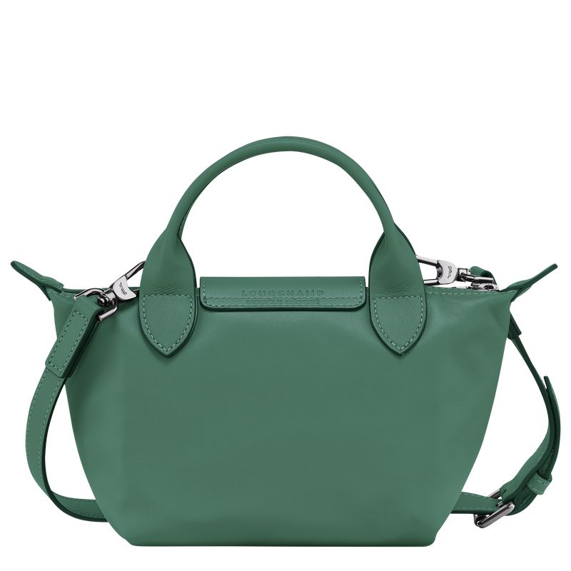 long champ Le Pliage Xtra XS Handbag Leather Naisten Mini Laukut Sage | FIEB9306