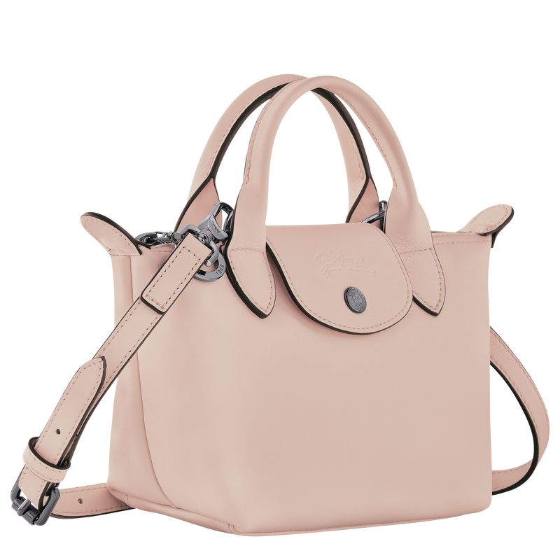 long champ Le Pliage Xtra XS Handbag Leather Naisten Mini Laukut Nude | FIRV9305