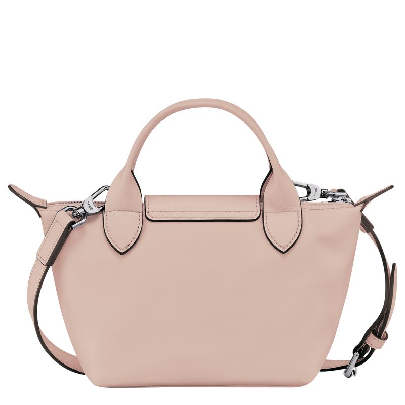 long champ Le Pliage Xtra XS Handbag Leather Naisten Mini Laukut Nude | FIRV9305