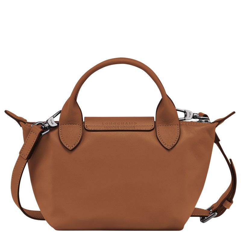 long champ Le Pliage Xtra XS Handbag Leather Naisten Mini Laukut Cognac | FITC9304