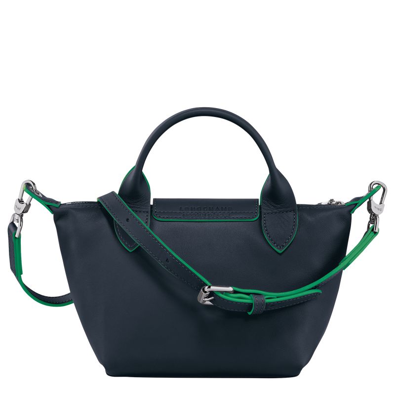 long champ Le Pliage Xtra XS Handbag Leather Naisten Mini Laukut Laivastonsininen | FINW9388