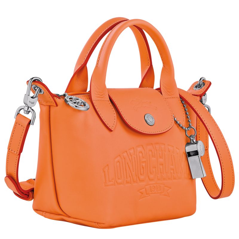 long champ Le Pliage Xtra XS Handbag Leather Naisten Mini Laukut Oranssi | FIMQ9387