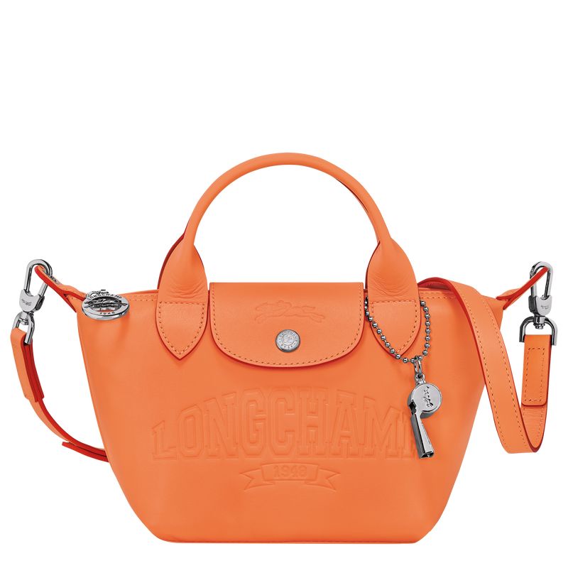 long champ Le Pliage Xtra XS Handbag Leather Naisten Mini Laukut Oranssi | FIMQ9387