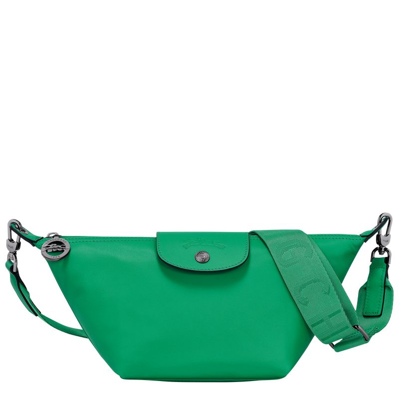 long champ Le Pliage Xtra XS Leather Miesten Crossbody Laukut Vihreä | FIPJ7602